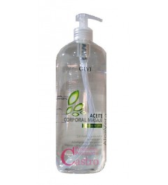 Aceite masajes corporal con aloe vera 1000 ml Olvi